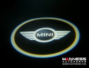 MINI Cooper Puddle / Welcome Lights (2) - External Mount Design - MINI Logo